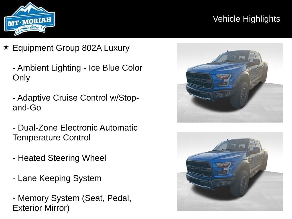 Used 2020 Ford F150 Raptor w/ Equipment Group 802A Luxury image 12