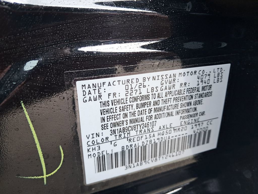 New 2026 Nissan Sentra SV w/ Floor Mat Package FWD image 31