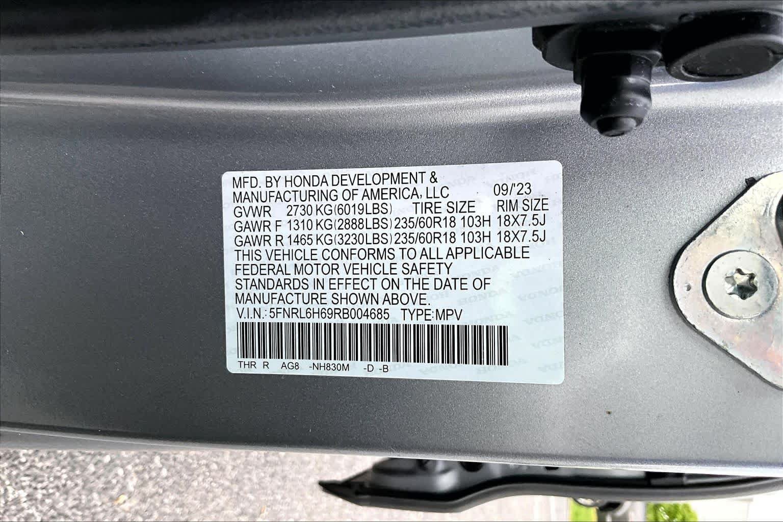 Used 2024 Honda Odyssey EX-L image 37