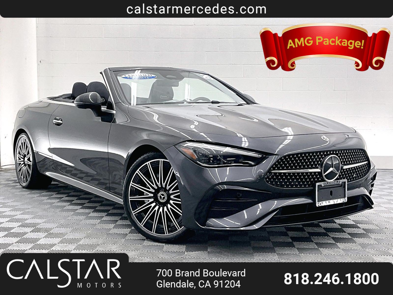 Certified 2025 Mercedes-Benz CLE 300 4MATIC Cabriolet w/ Night Package image 1