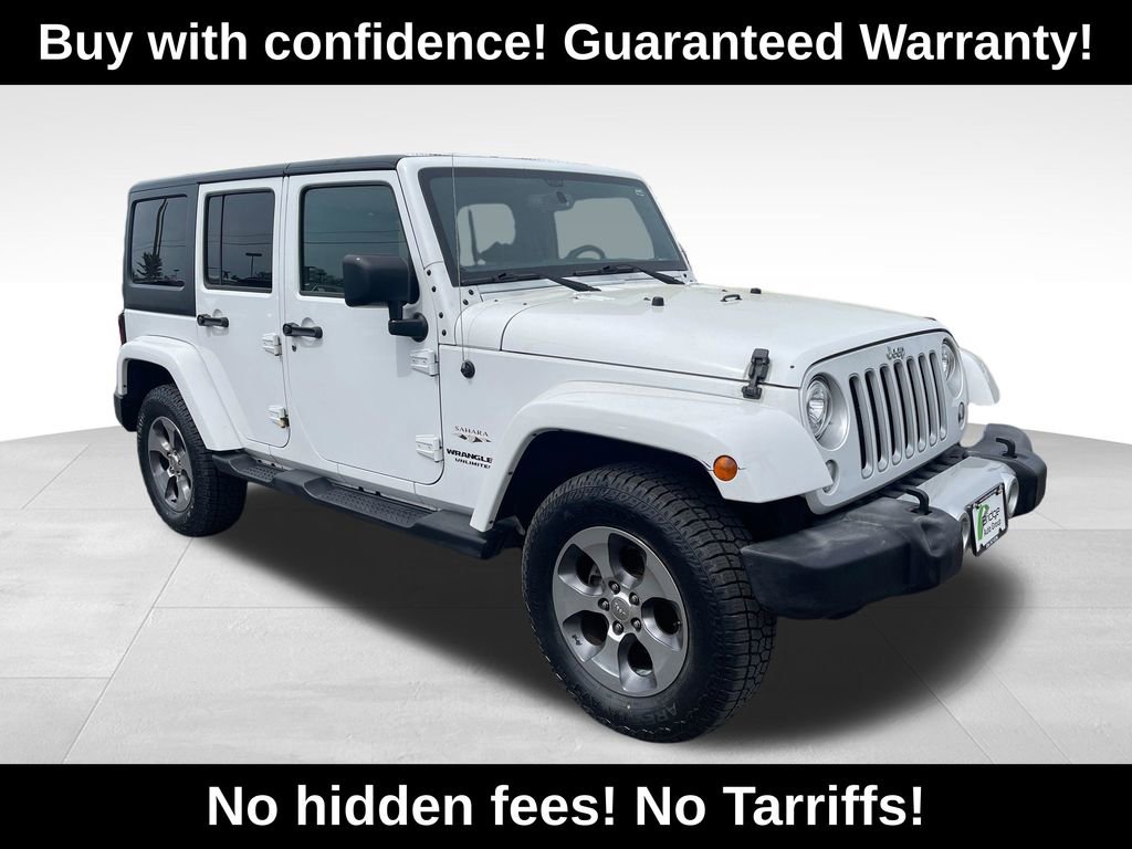 Used 2017 Jeep Wrangler Unlimited Sahara w/ Connectivity Group AWD/4WD image 1
