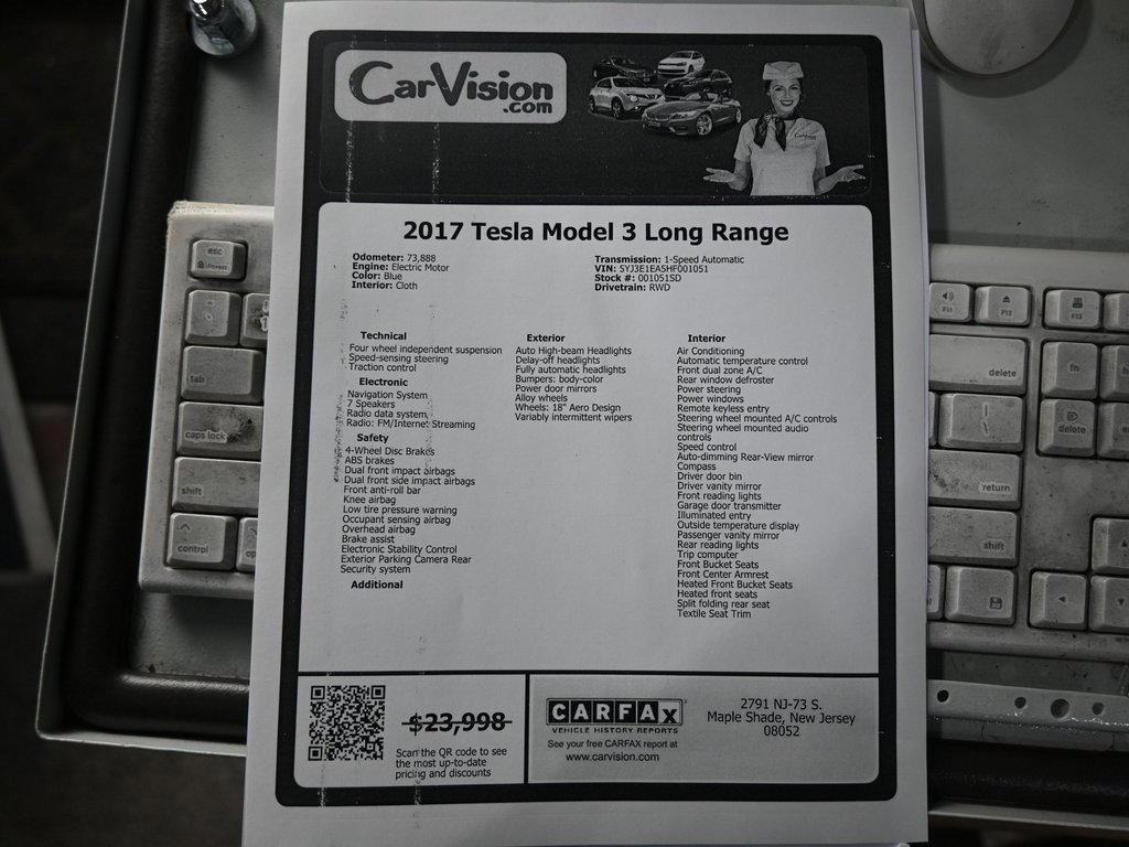 Used 2017 Tesla Model 3 Long Range image 8