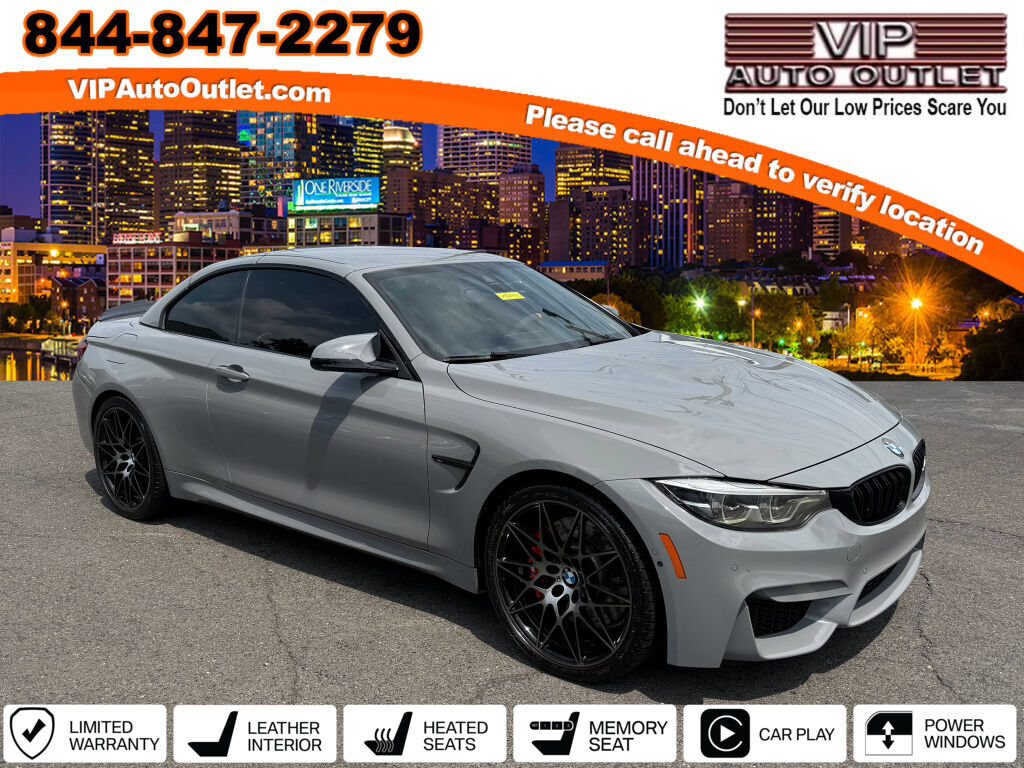 Used 2020 BMW M4 Convertible w/ Competition Package RWD image 1