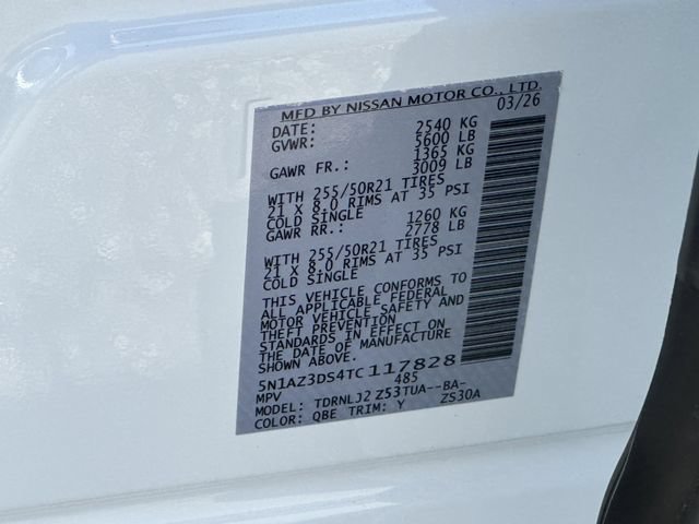 New 2026 Nissan Murano Platinum w/ Cargo Package AWD/4WD image 28