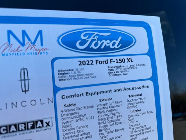 Used 2022 Ford F150 XL w/ Equipment Group 101A High image 36