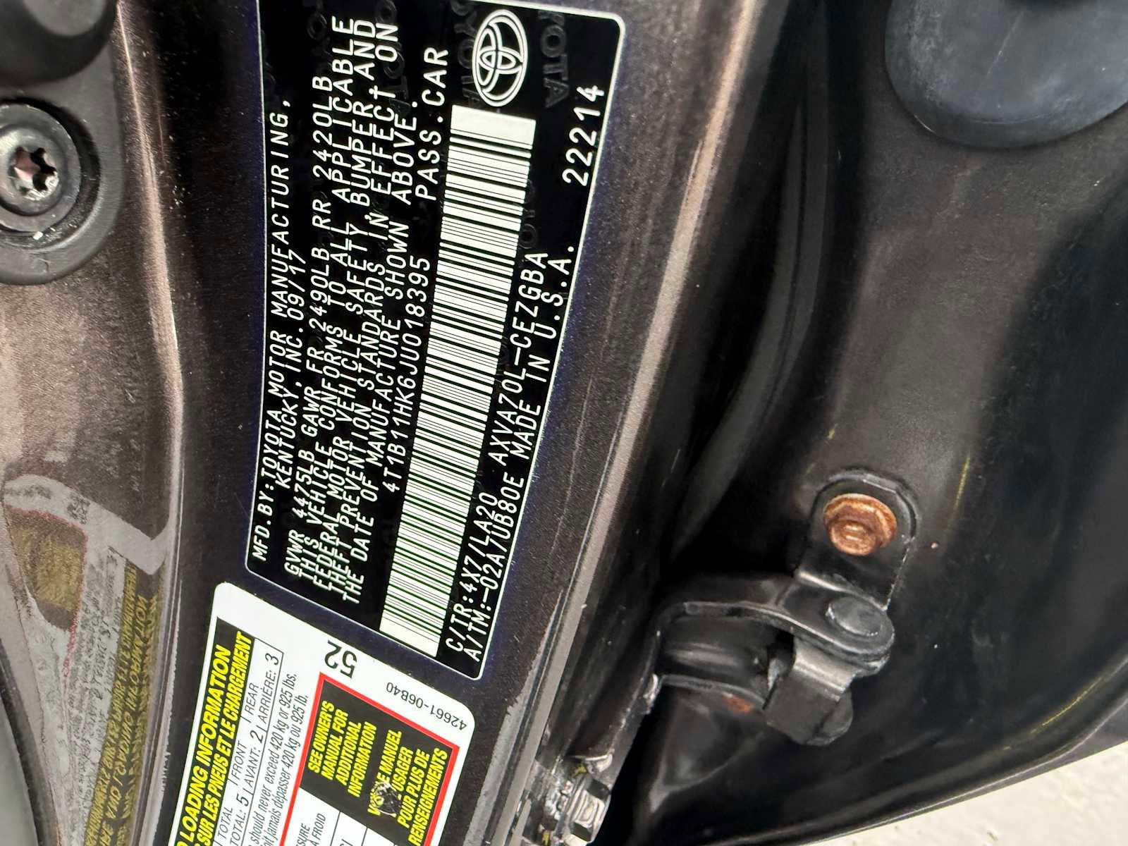 Used 2018 Toyota Camry XLE image 34