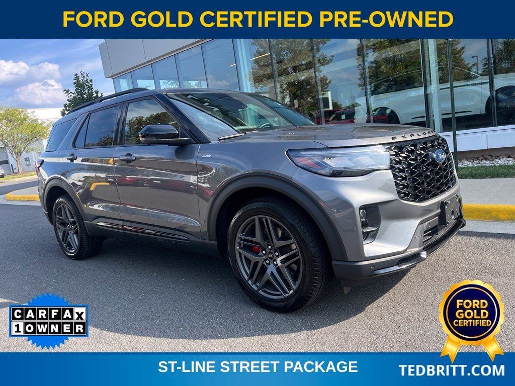 Certified 2025 Ford Explorer ST-Line w/ ST-Line Street Pack