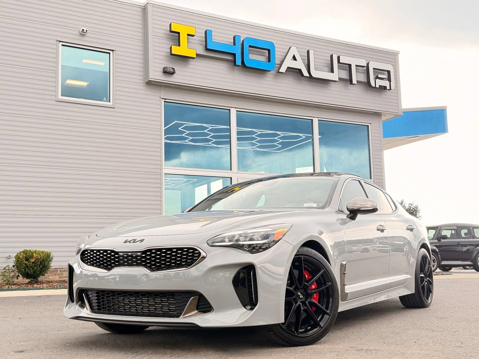 Used 2022 Kia Stinger GT1 w/ Red Interior Color Package RWD image 1