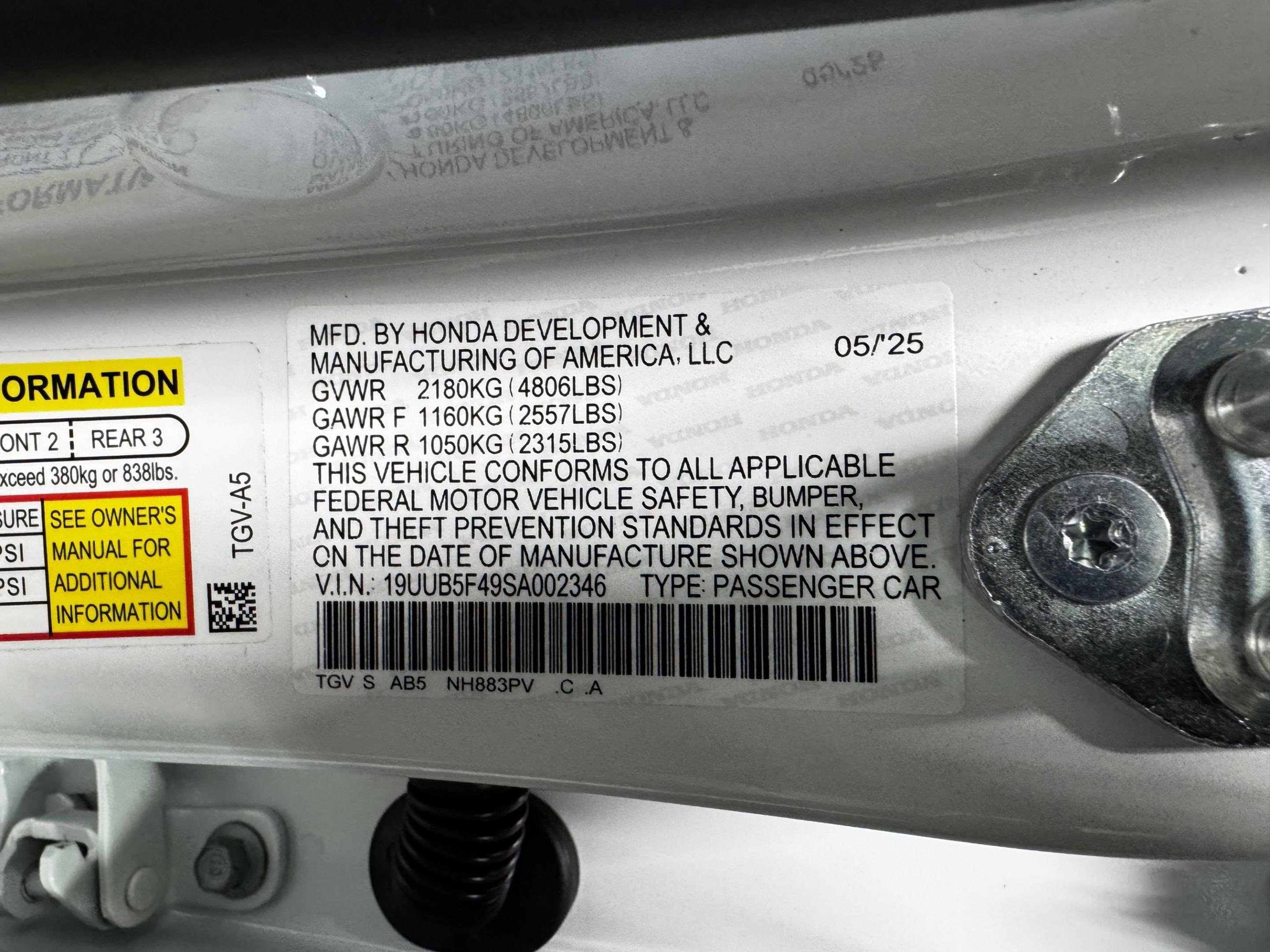 Certified 2025 Acura TLX w/ Technology Package FWD image 23