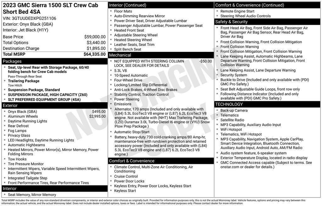 Used 2023 GMC Sierra 1500 SLT AWD/4WD image 5