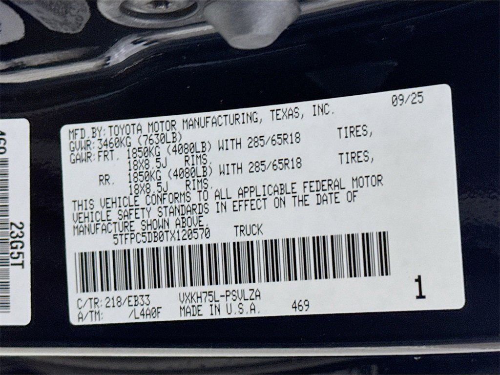 New 2026 Toyota Tundra TRD Pro image 32