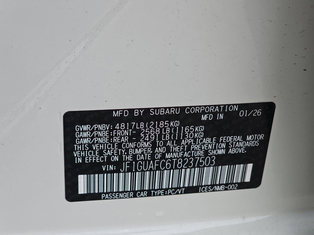 New 2026 Subaru Impreza 2.0i Sport AWD/4WD image 41
