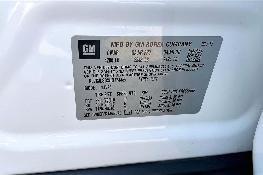 Used 2017 Chevrolet Trax LT w/ LT Convenience Package image 21