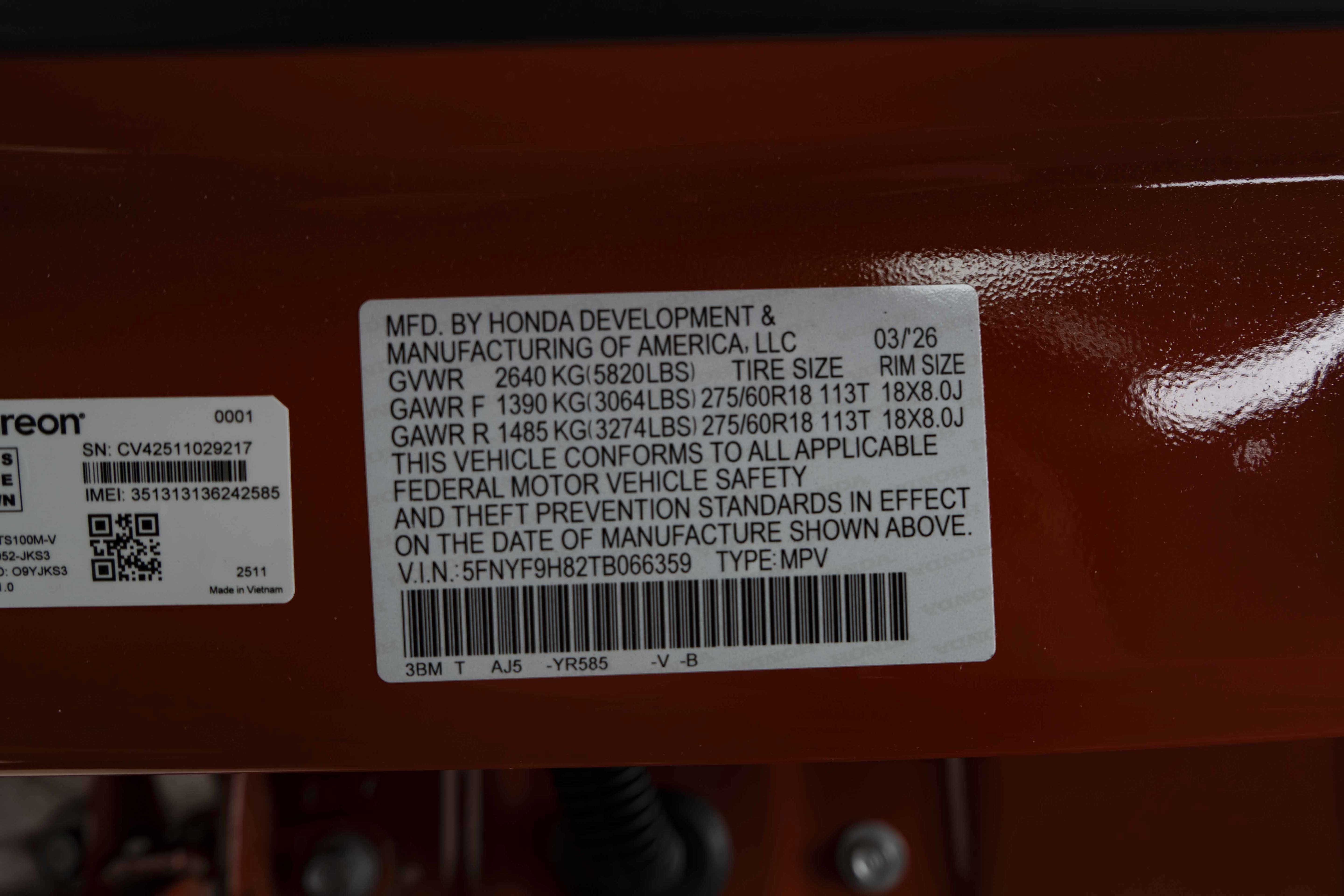 Certified 2026 Honda Passport TrailSport Elite image 48