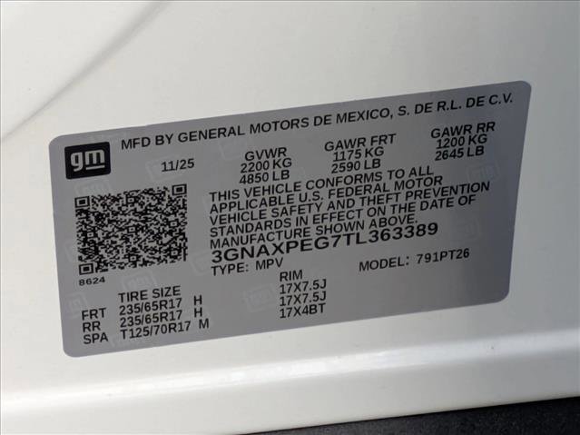 New 2026 Chevrolet Equinox LT AWD/4WD image 16