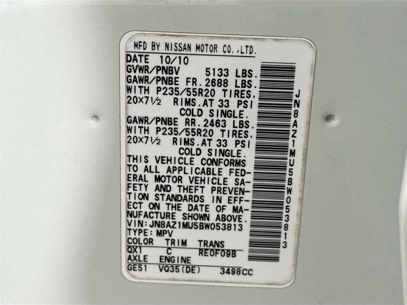 Used 2011 Nissan Murano LE image 50