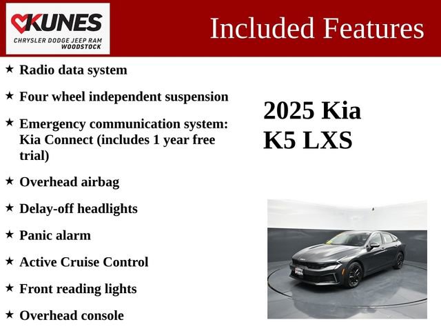 Used 2025 Kia K5 LXS FWD image 3