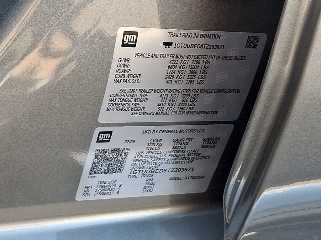 New 2026 GMC Sierra 1500 SLE AWD/4WD image 18