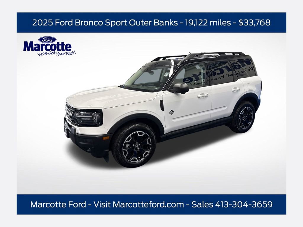 Certified 2025 Ford Bronco Sport Outer Banks w/ Outer Banks Tech Package+ AWD/4WD image 1