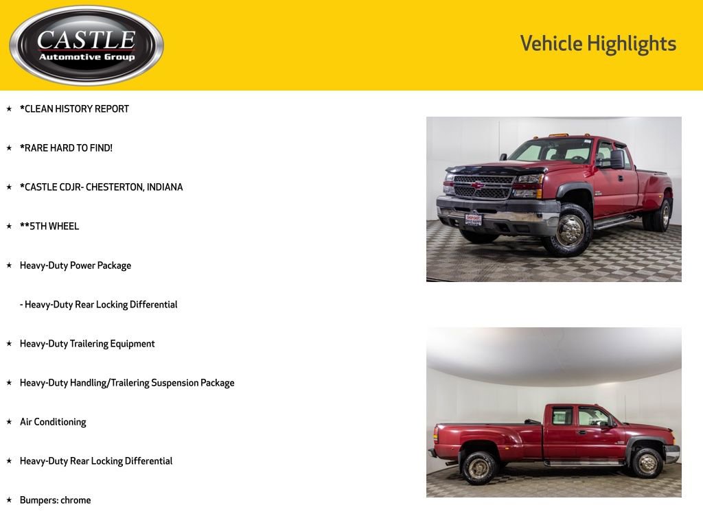 Used 2005 Chevrolet Silverado 3500 LS w/ Heavy-Duty Power Package RWD image 3