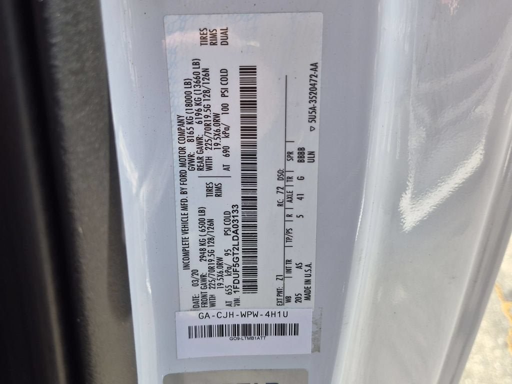 Used 2020 Ford F550 2WD Regular Cab Super Duty image 34