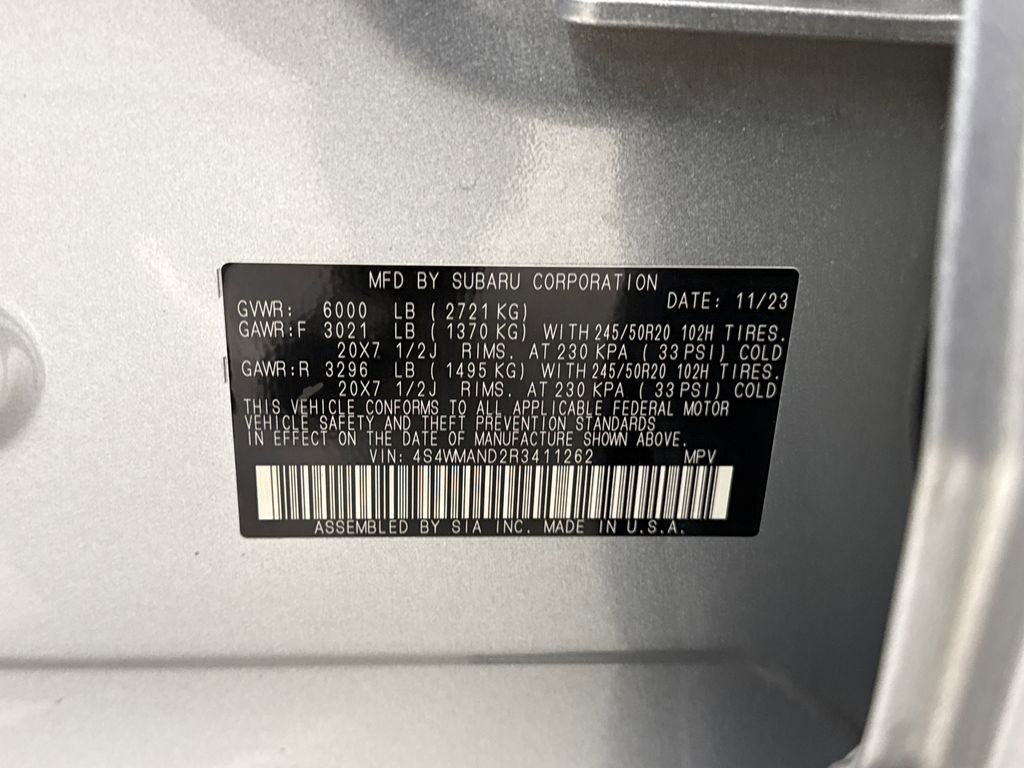 Certified 2024 Subaru Ascent Limited AWD/4WD image 28