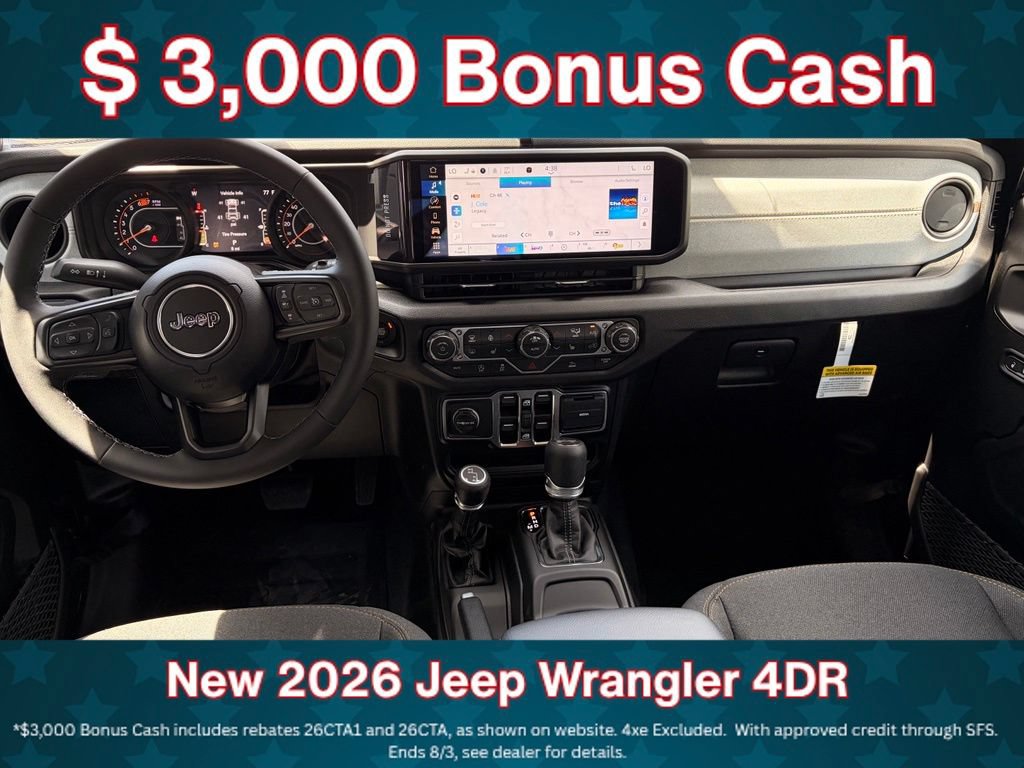 New 2026 Jeep Wrangler Unlimited Sport AWD/4WD image 11