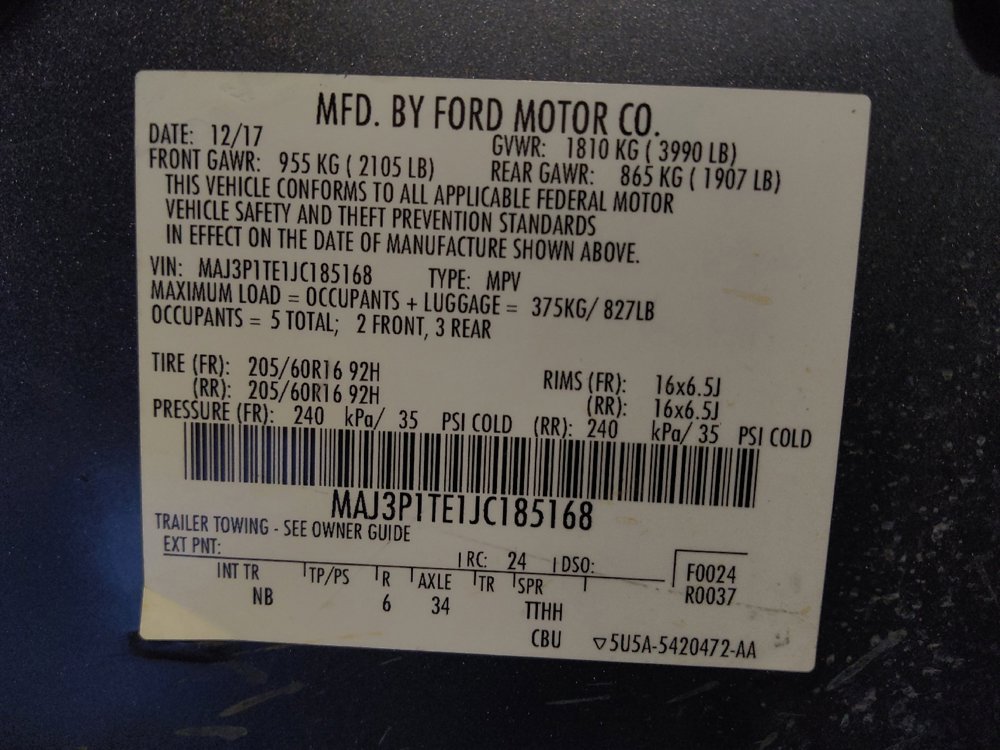 Used 2018 Ford EcoSport SE w/ SE Convenience Package FWD image 33