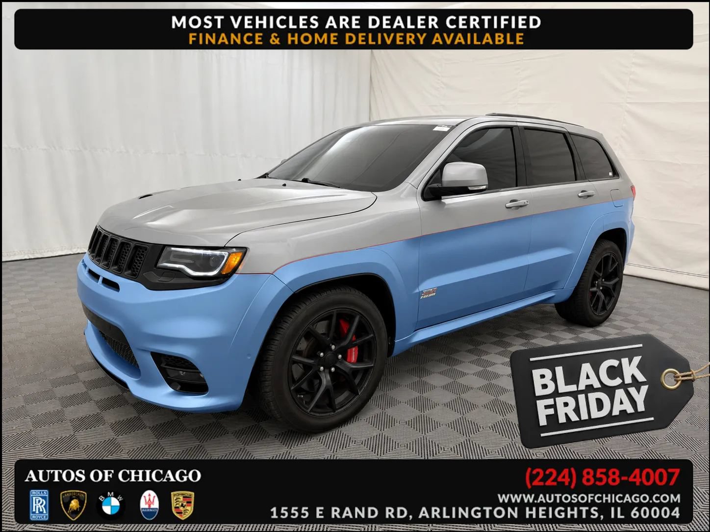 Used 2018 Jeep Grand Cherokee SRT AWD/4WD image 1