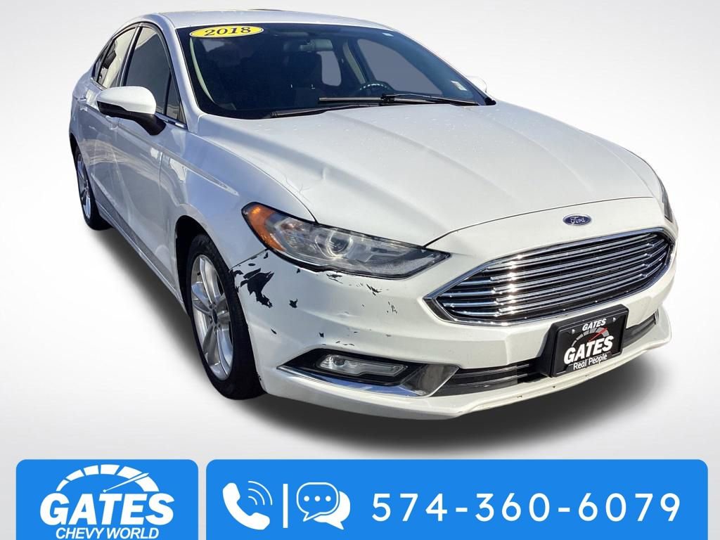 Used 2018 Ford Fusion SE w/ Fusion SE Technology Package FWD image 1