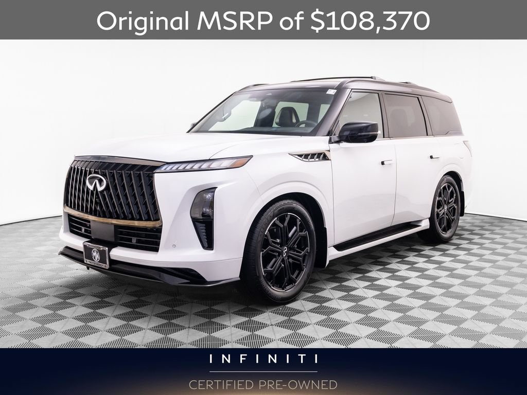 Certified 2026 INFINITI QX80 4WD w/ Sport Exterior Package 360° Tour