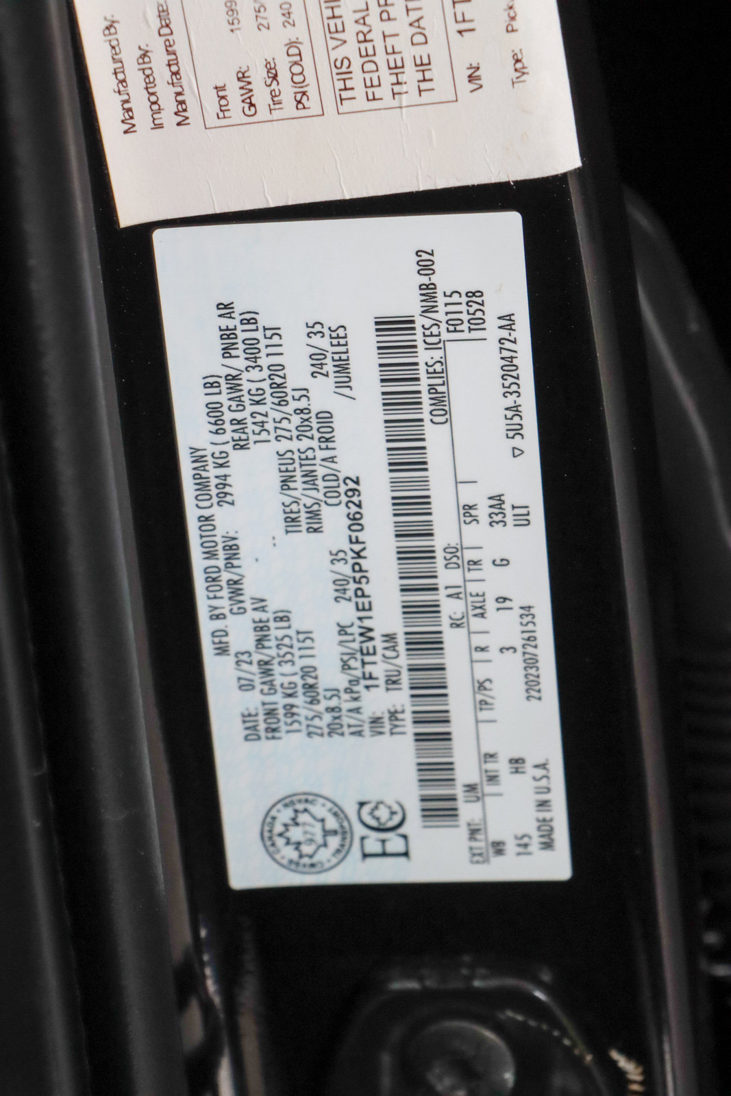 Used 2023 Ford F150 Lariat w/ Equipment Group 502A High image 34