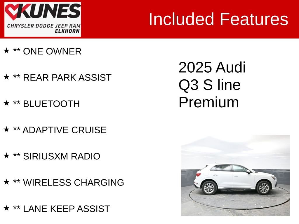 Used 2025 Audi Q3 2.0T Premium image 3