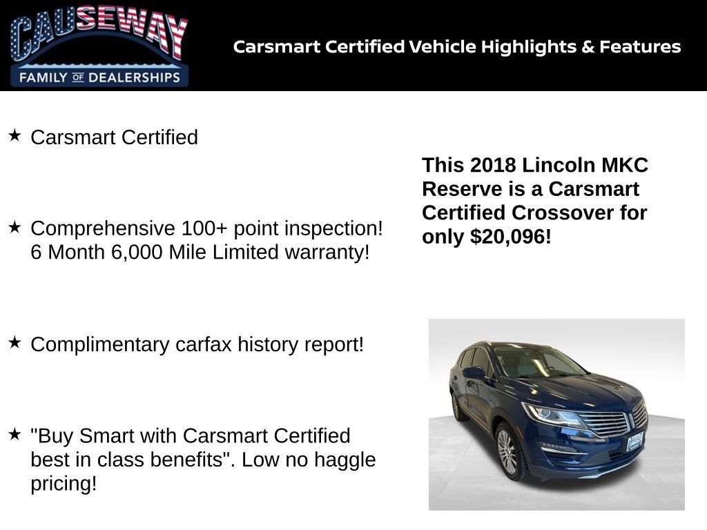 Used 2018 Lincoln MKC Reserve w/ Lincoln MKC Climate Package image 2
