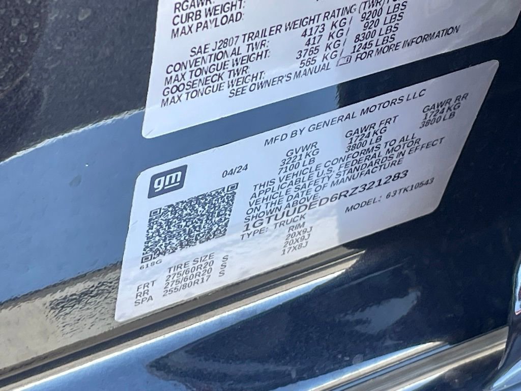 Used 2024 GMC Sierra 1500 SLT w/ SLT Premium Plus Package image 34