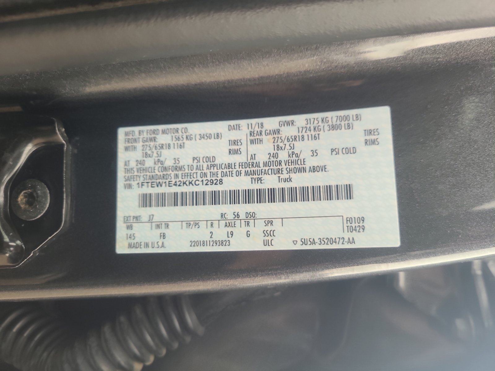 Used 2019 Ford F150 XLT w/ Equipment Group 302A Luxury AWD/4WD image 25