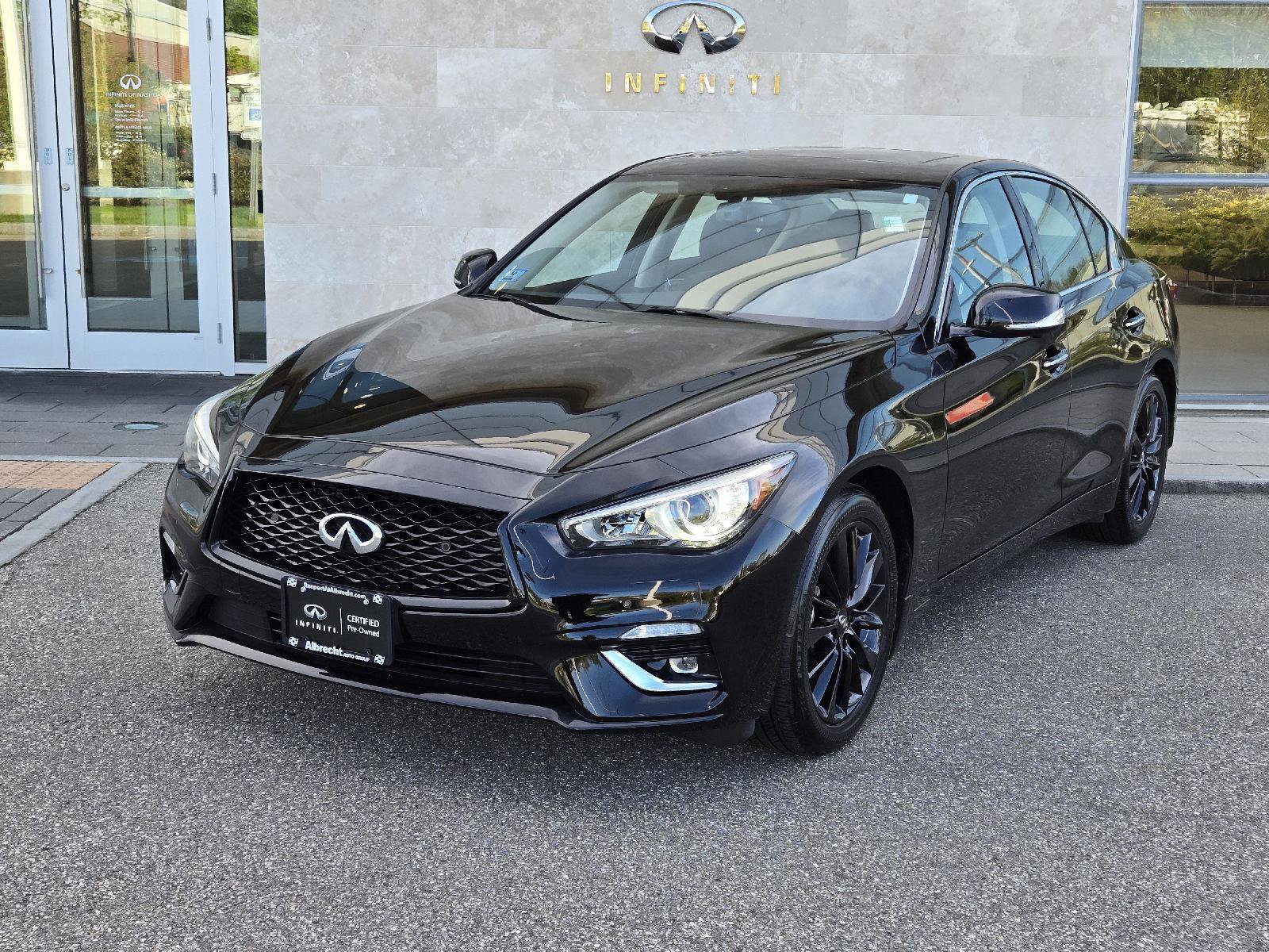 Certified 2023 INFINITI Q50 Luxe w/ Cargo Package AWD/4WD image 1