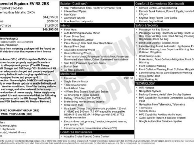 New 2026 Chevrolet Equinox EV RS FWD image 41