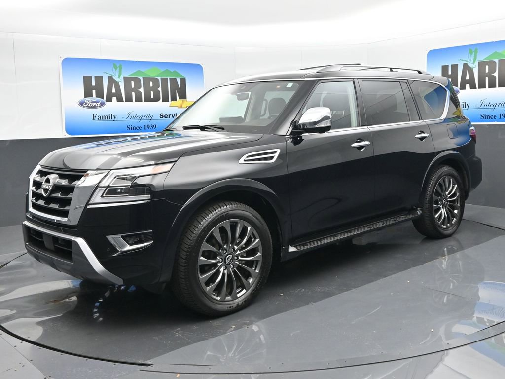 Used 2024 Nissan Armada Platinum w/ Captain's Chairs Package video 1