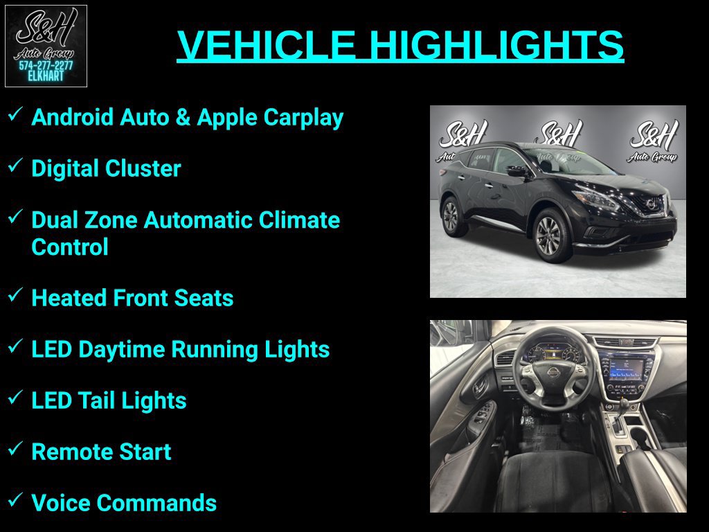 Used 2018 Nissan Murano S FWD image 3