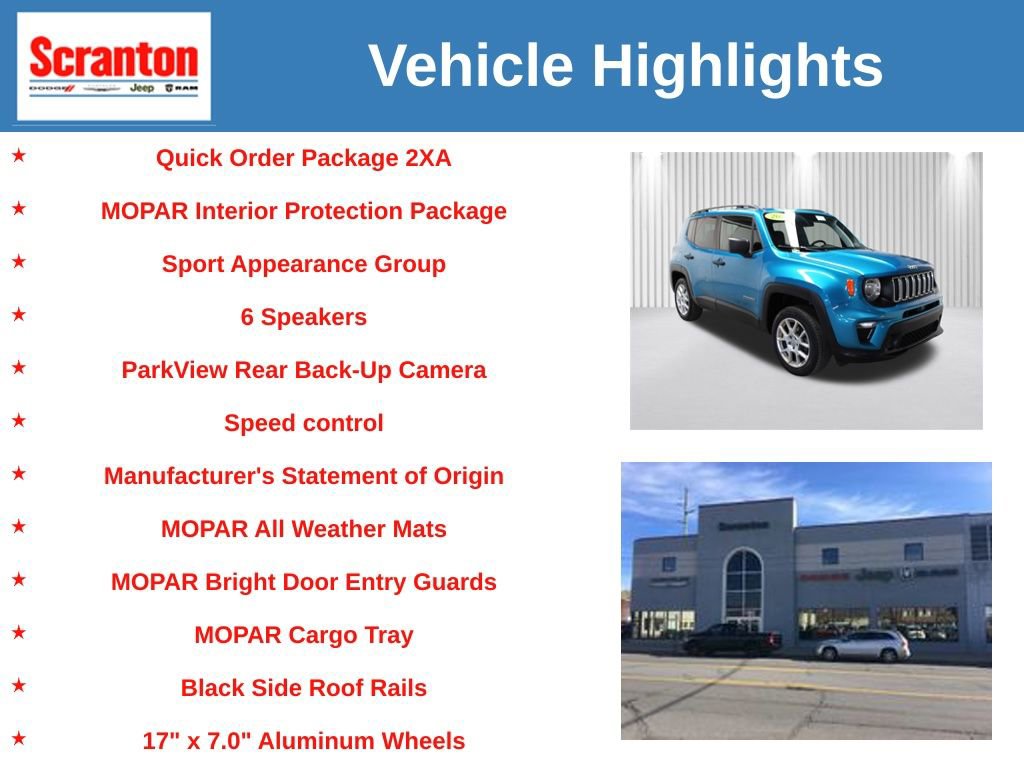 Used 2020 Jeep Renegade Sport w/ Sport Appearance Group image 6