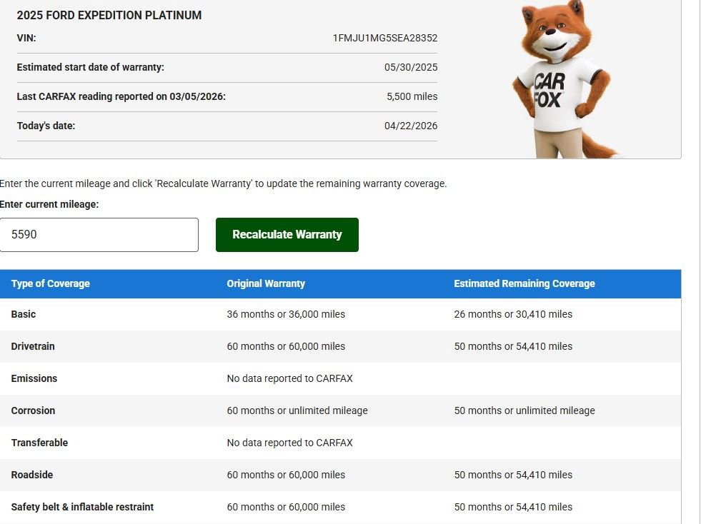 Used 2025 Ford Expedition Platinum w/ Stealth Performance Package AWD/4WD image 36