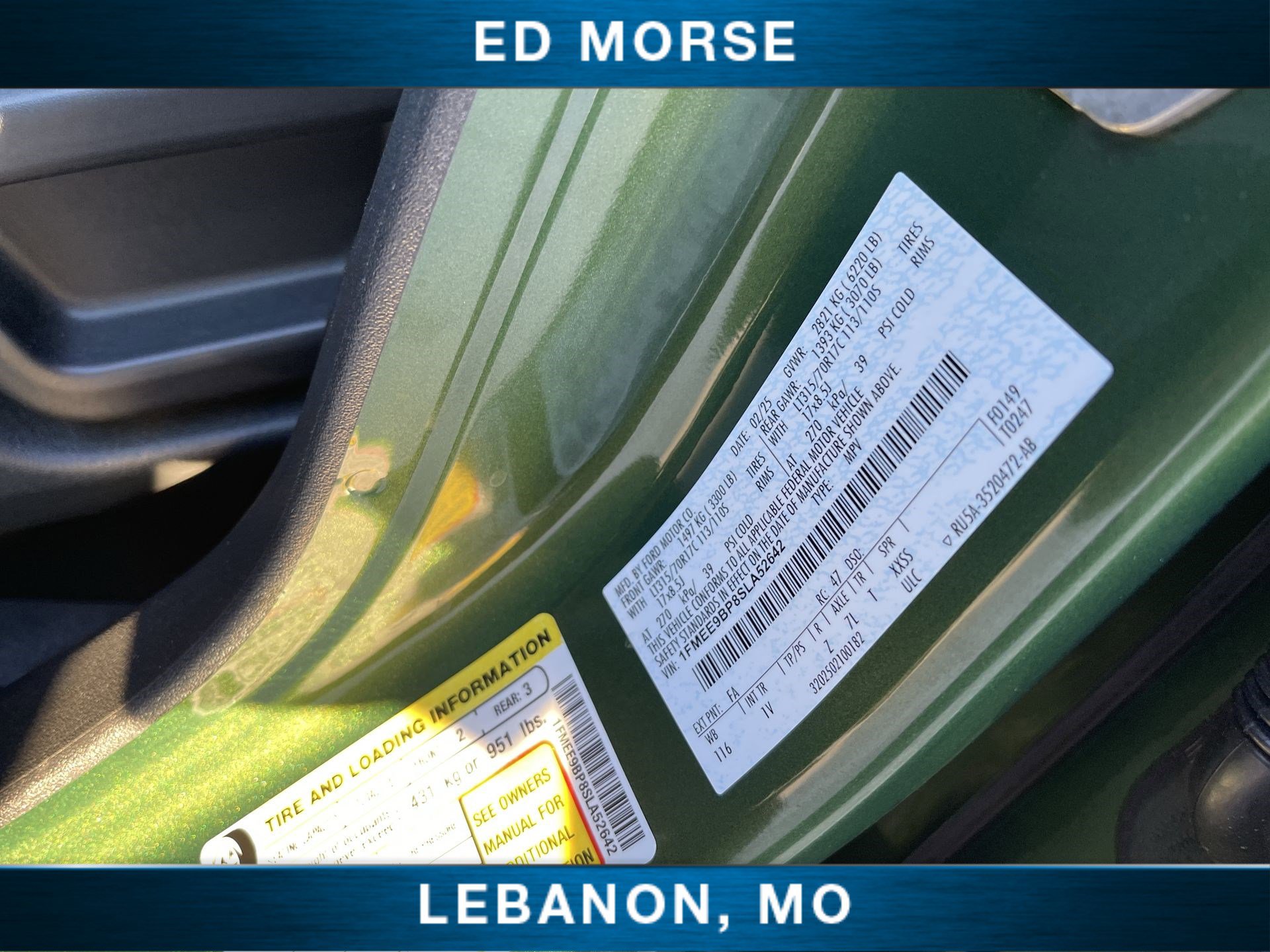 Used 2025 Ford Bronco Badlands w/ Sasquatch Package image 33