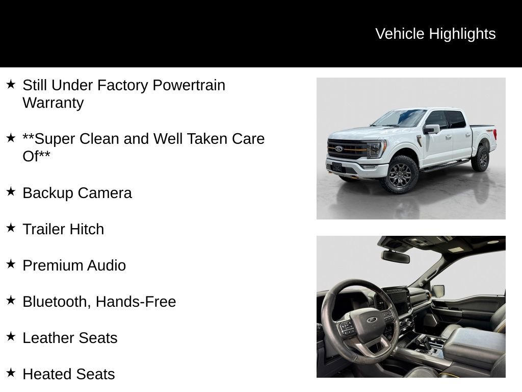 Certified 2023 Ford F150 Tremor w/ Equipment Group 402A High AWD/4WD image 22