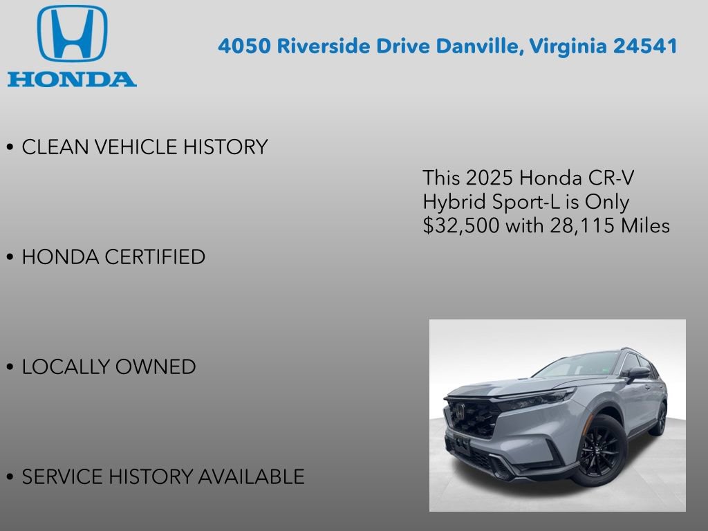 Certified 2025 Honda CR-V Sport-L image 7
