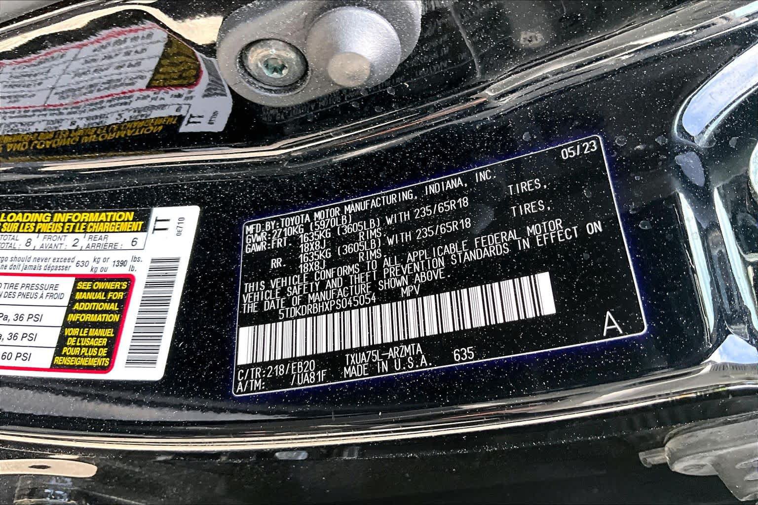 Used 2023 Toyota Highlander XLE AWD/4WD image 37