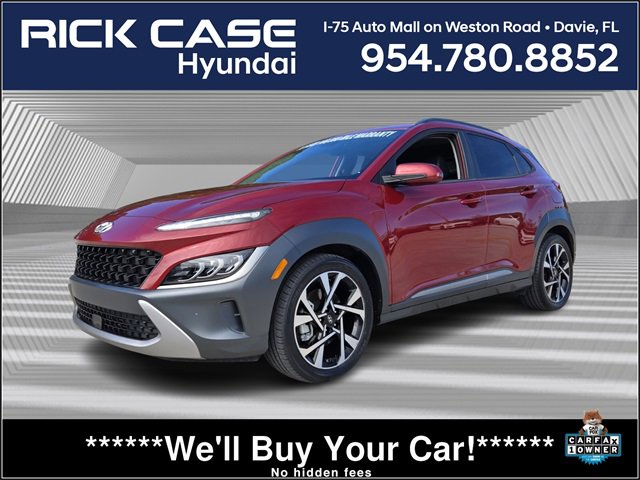 Certified 2023 Hyundai Kona Limited w/ Cargo Package