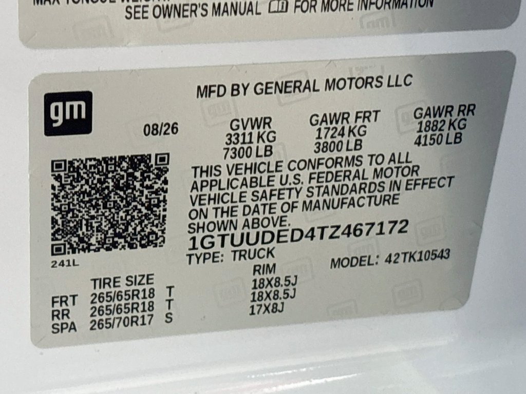 New 2026 GMC Sierra 1500 SLT w/ SLT Convenience Package AWD/4WD image 33