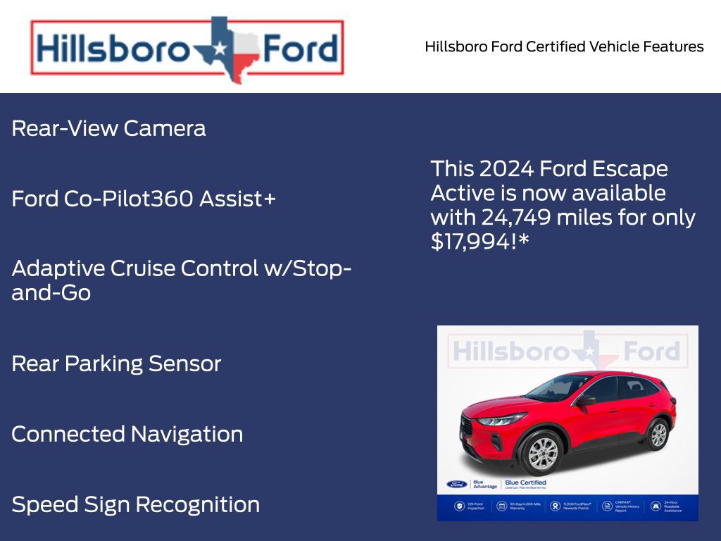 Used 2024 Ford Escape Active w/ Tech Pack #1 FWD image 9