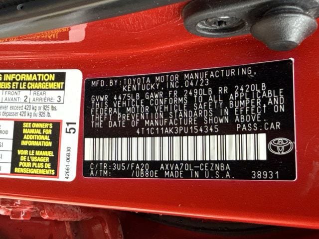 Used 2023 Toyota Camry LE FWD image 32